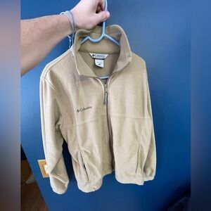 Columbia Tan Fleece Jacket
